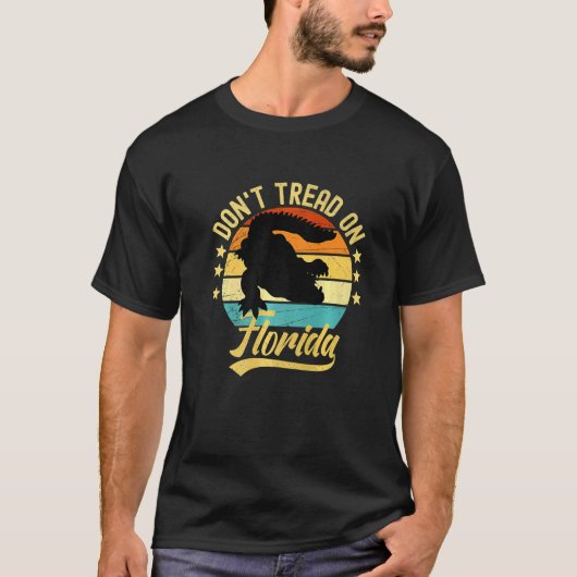 Don't Tread On Florida Alligator T-shirt (Voorkant)