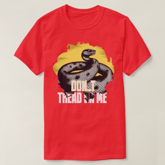 DONT TREAD ON ME 2 T-SHIRT (Design voorkant)