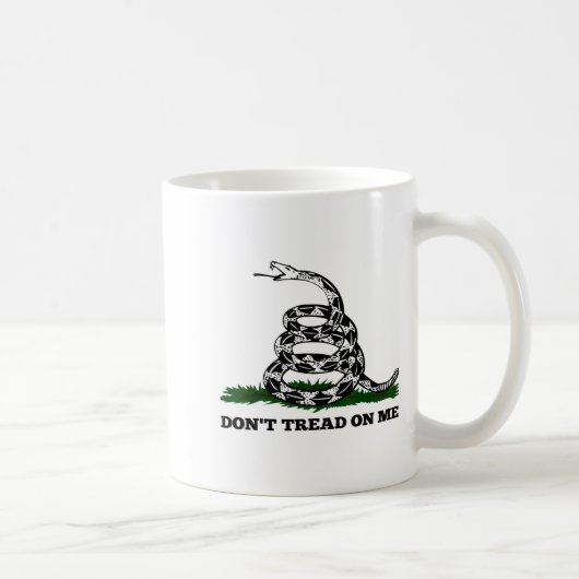 Don't Tread On Me 2nd Amendment Patriotic New Nove Koffiemok (Rechts)