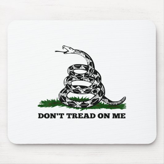 Don't Tread On Me 2nd Amendment Patriotic New Nove Muismat (Voorkant)