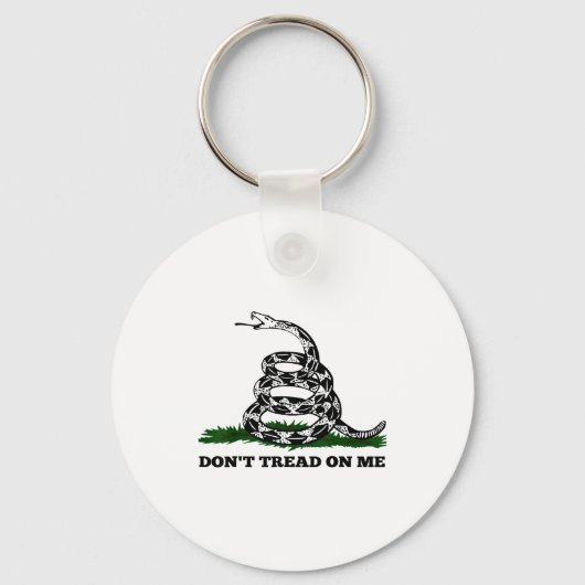 Don't Tread On Me 2nd Amendment Patriotic New Nove Sleutelhanger (Voorkant)