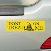 Dont Tread on me bumper sticker (Op auto)