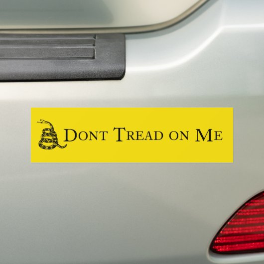 Dont Tread on me Bumpersticker (Op auto)