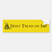 Dont Tread on me Bumpersticker (Voorkant)