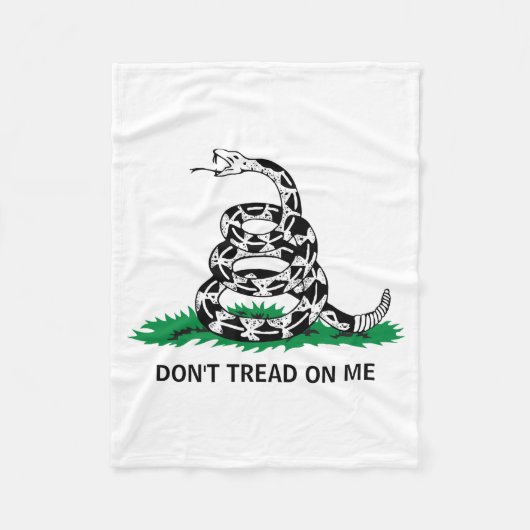 Dont Tread On Me Fleece Deken (Voorkant)