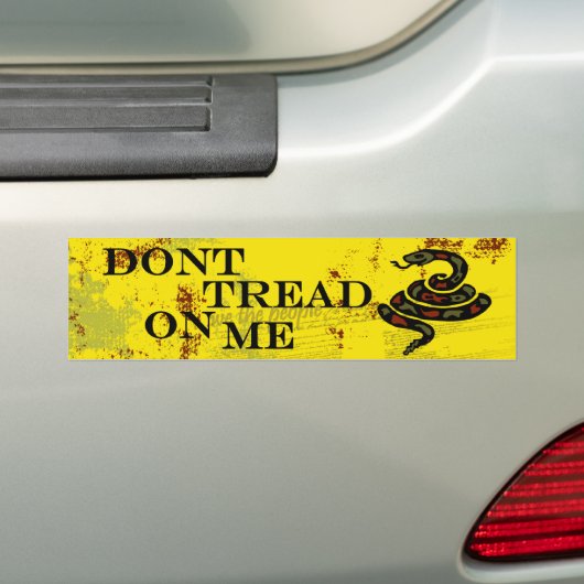 Dont Tread on Me - Gadsden Flag Bumpersticker (Op auto)