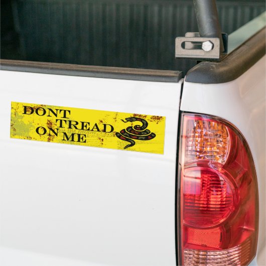 Dont Tread on Me - Gadsden Flag Bumpersticker (Op Truck)