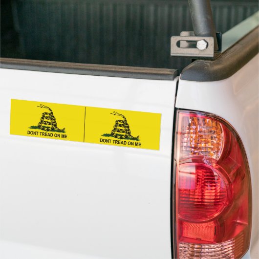 Dont Tread on Me - Gadsden Flag Bumpersticker (Op Truck)