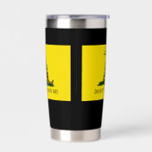 Don't Tread On Me Gadsden Flag Geïsoleerde Drinkbeker (Links)