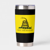 Don't Tread On Me Gadsden Flag Geïsoleerde Drinkbeker (Voorkant)