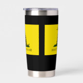 Don't Tread On Me Gadsden Flag Geïsoleerde Drinkbeker (Rechts)