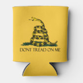 Dont Tread on Me Gadsden Flag Historische Militair Blikjeskoeler (Voorkant)