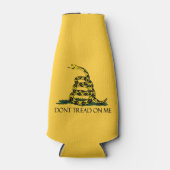 Dont Tread on Me Gadsden Flag Historische Militair Flesjeskoeler (Voorkant)