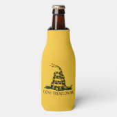 Dont Tread on Me Gadsden Flag Historische Militair Flesjeskoeler (Fles Voorkant)