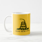Dont Tread on Me Gadsden Flag Historische Militair Koffiemok (Links)