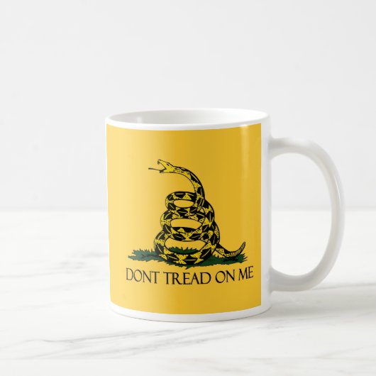 Dont Tread on Me Gadsden Flag Historische Militair Koffiemok (Rechts)