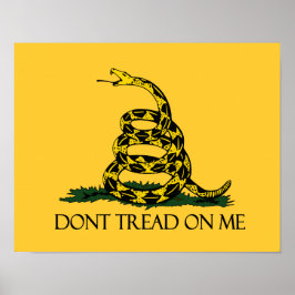 Dont Tread on Me Gadsden Flag Historische Militair Poster