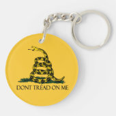 Dont Tread on Me Gadsden Flag Historische Militair Sleutelhanger (Achterkant)