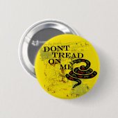Dont Tread on Me Gadsden Flag/Symbool Ronde Button 5,7 Cm (Voorkant /achterkant)