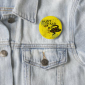 Dont Tread on Me Gadsden Flag/Symbool Ronde Button 5,7 Cm (In situ)