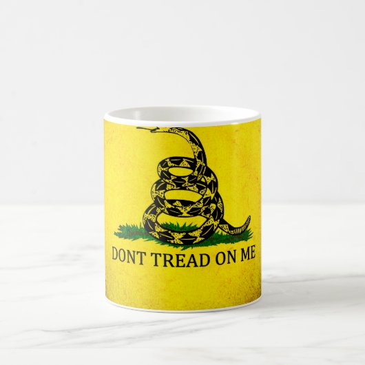 Dont Tread on Me Gadsden Flag - Verstoord Koffiemok (Center)