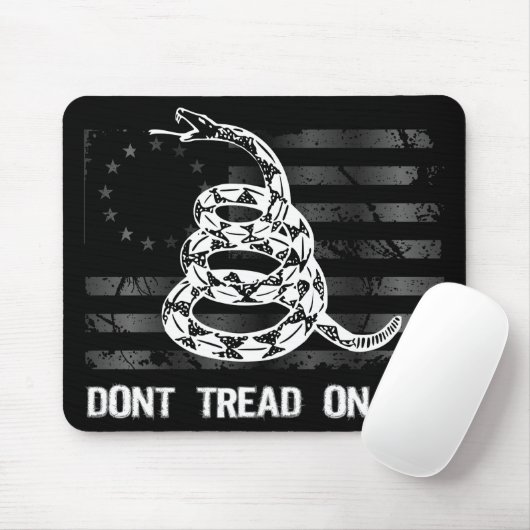 Dont Tread on me II Mousepad Muismat (Met muis)