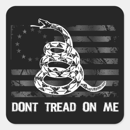 Dont Tread On Me II Sticker (Voorkant)