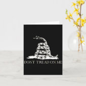 Dont Tread On Me Kaart (Gele Bloem)