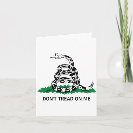 Dont Tread On Me  Kaart (Voorkant)