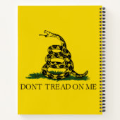 Dont Tread On Me Notitieboek (Achterkant)