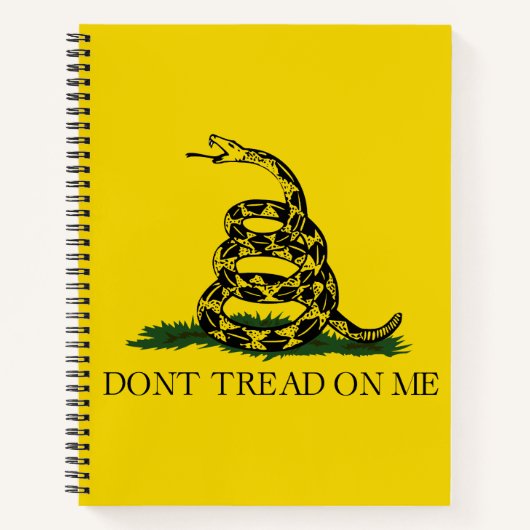 Dont Tread On Me Notitieboek (Voorkant)