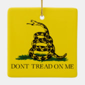 Dont Tread On Me Ornament (Achterkant)