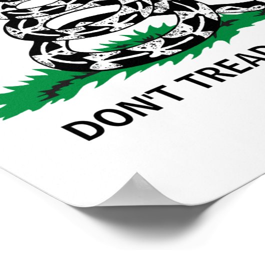Dont Tread On Me  Poster (Hoek)