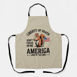 Don't Tread On Me Squirrel Liberty Justice beroemd Schort
