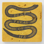 Dont Tread on me  Stenen Onderzetter (Voorkant)