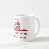 Dont Tread on Me Tea Party Mok (Voorkant rechts)