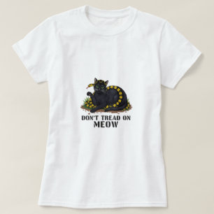 Don't Tread On Meow - Revolutionair T-shirt voor k