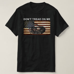 DONT TREAD OP ME AMERIKAANSE VLAG T-SHIRT