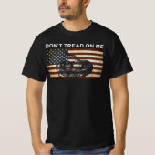 DONT TREAD OP ME AMERIKAANSE VLAG T-SHIRT (Voorkant)