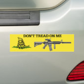 DONT TREAD OP ME AR15 ONDERSTEUNT UW TWEEDE AMENDE BUMPERSTICKER (Op auto)