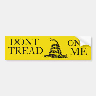 DONT TREAD OP ME bumpersticker