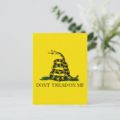 DONT TREAD OP ME, de vlag van Gadsden Briefkaart (Staand voorkant)
