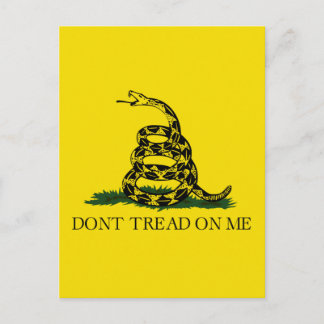 DONT TREAD OP ME, de vlag van Gadsden Briefkaart
