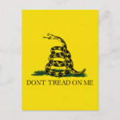 DONT TREAD OP ME, de vlag van Gadsden Briefkaart (Voorkant)