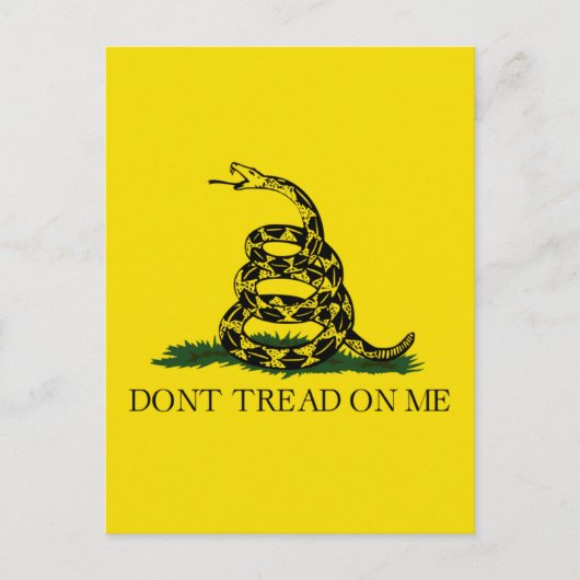 DONT TREAD OP ME, de vlag van Gadsden Briefkaart (Voorkant)