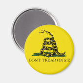 DONT TREAD OP ME, de vlag van Gadsden Magneet (Voorkant / Achterkant)