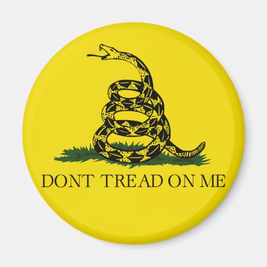 DONT TREAD OP ME, de vlag van Gadsden Magneet (Voorkant)