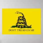 DONT TREAD OP ME, de vlag van Gadsden Poster (Voorkant)