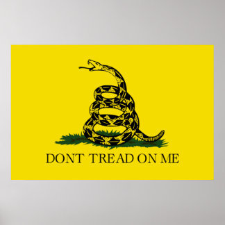 DONT TREAD OP ME, de vlag van Gadsden Poster