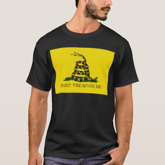 DONT TREAD OP ME, de vlag van Gadsden T-shirt (Voorkant)